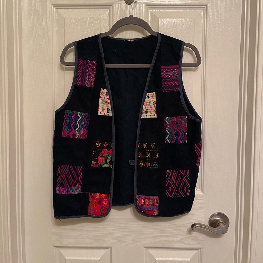Patchwork vest